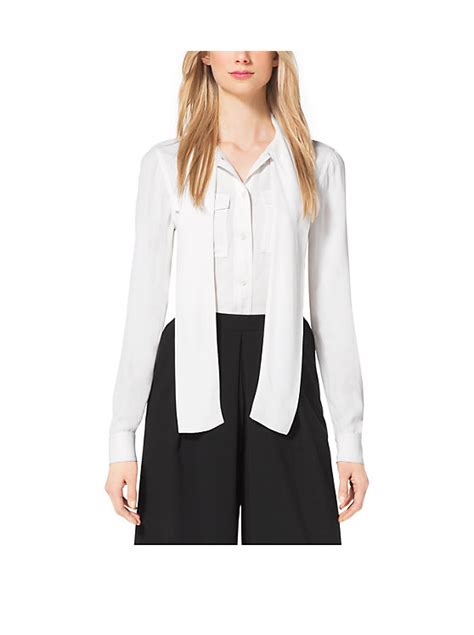 michael kors mens tie|michael kors tie neck blouse.